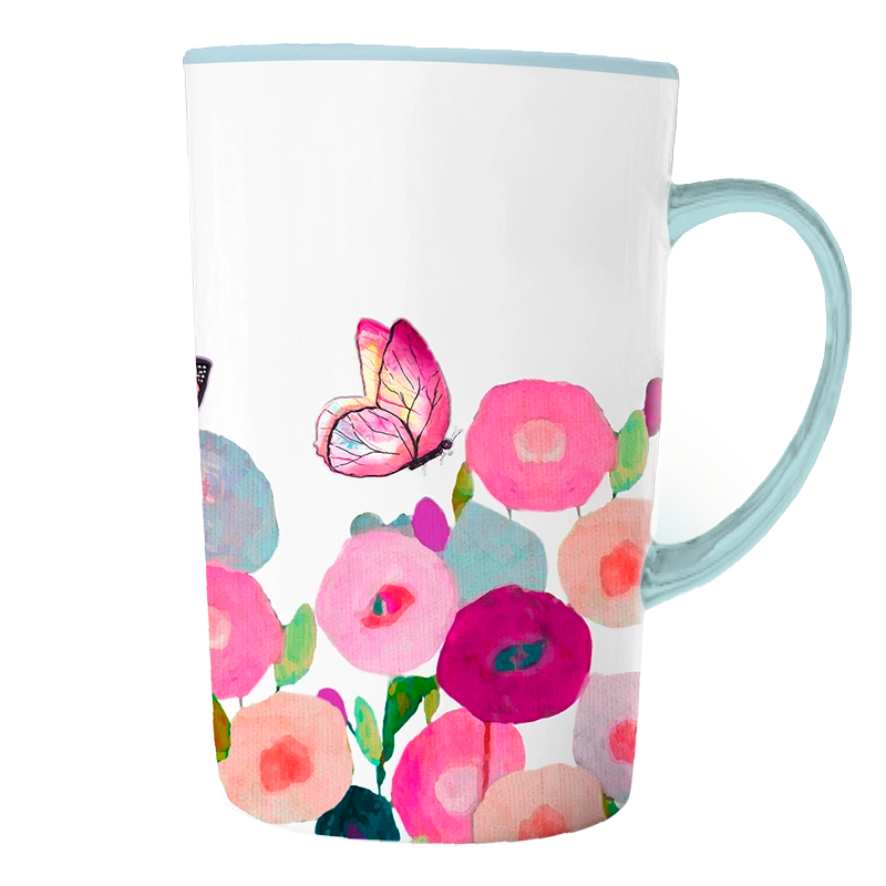 Tazón Recto Butterfly celeste 400 ml
