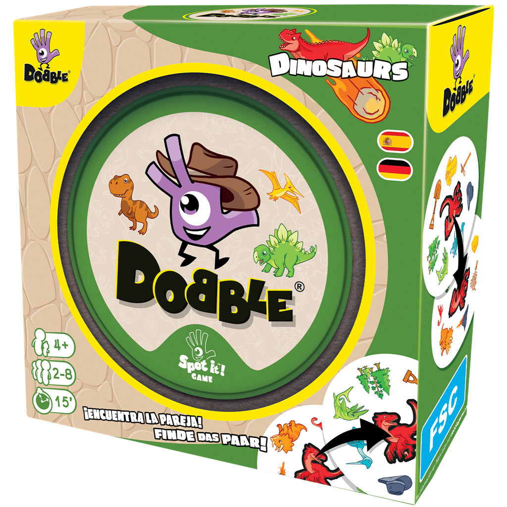 Juego Dobble Dinosaurios