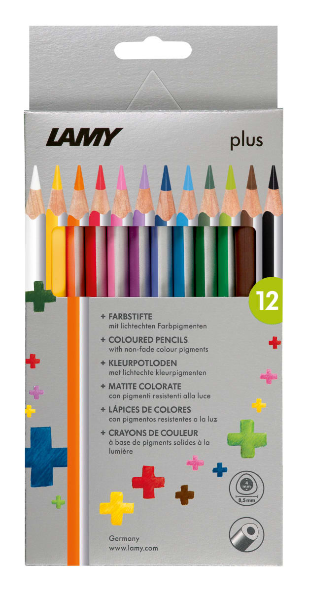 Lápices de colores plus color 12 un
