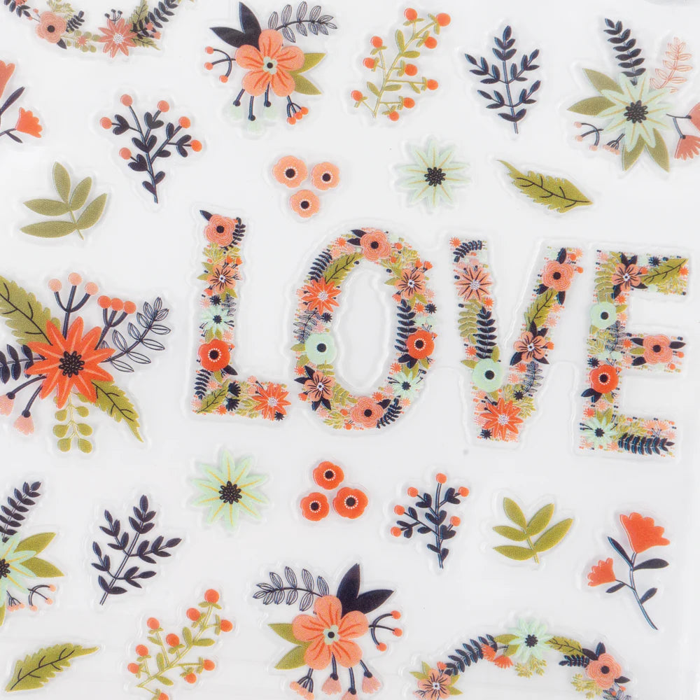 Stickers 2 Hojas Love