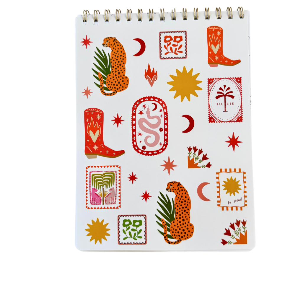 Croquera Dibujo Mix Estampillas