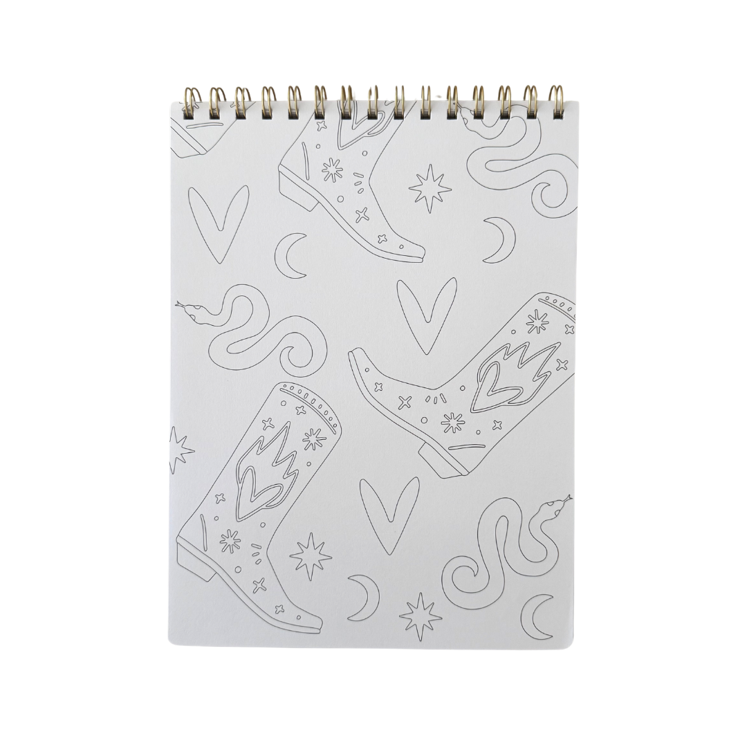 Croquera Dibujo Mix Estampillas