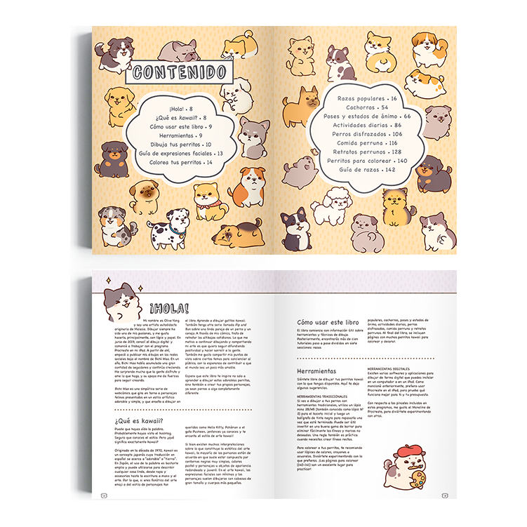 Aprende a dibujar - PERRITOS KAWAII