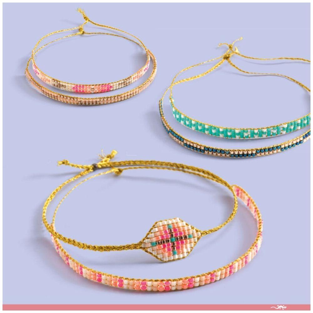 Pulseras y telar Tiny beads
