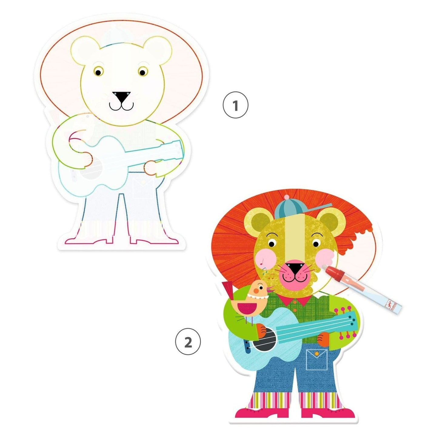 Cuaderno Para Colorear Mágico de Animalo-Len