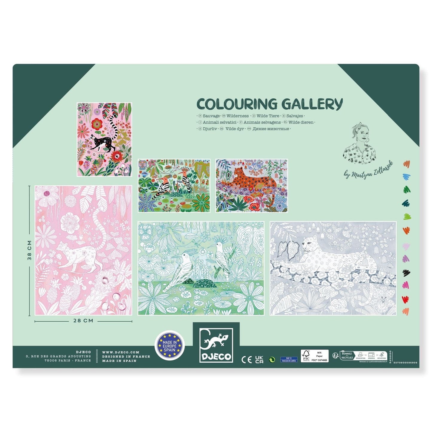 Posters con Dibujos para colorear