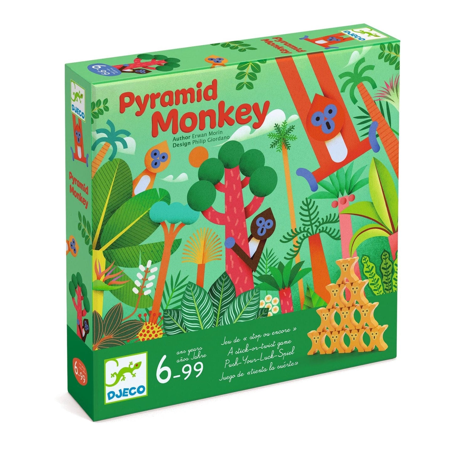 Juego de Mesa Pirámide de Monos