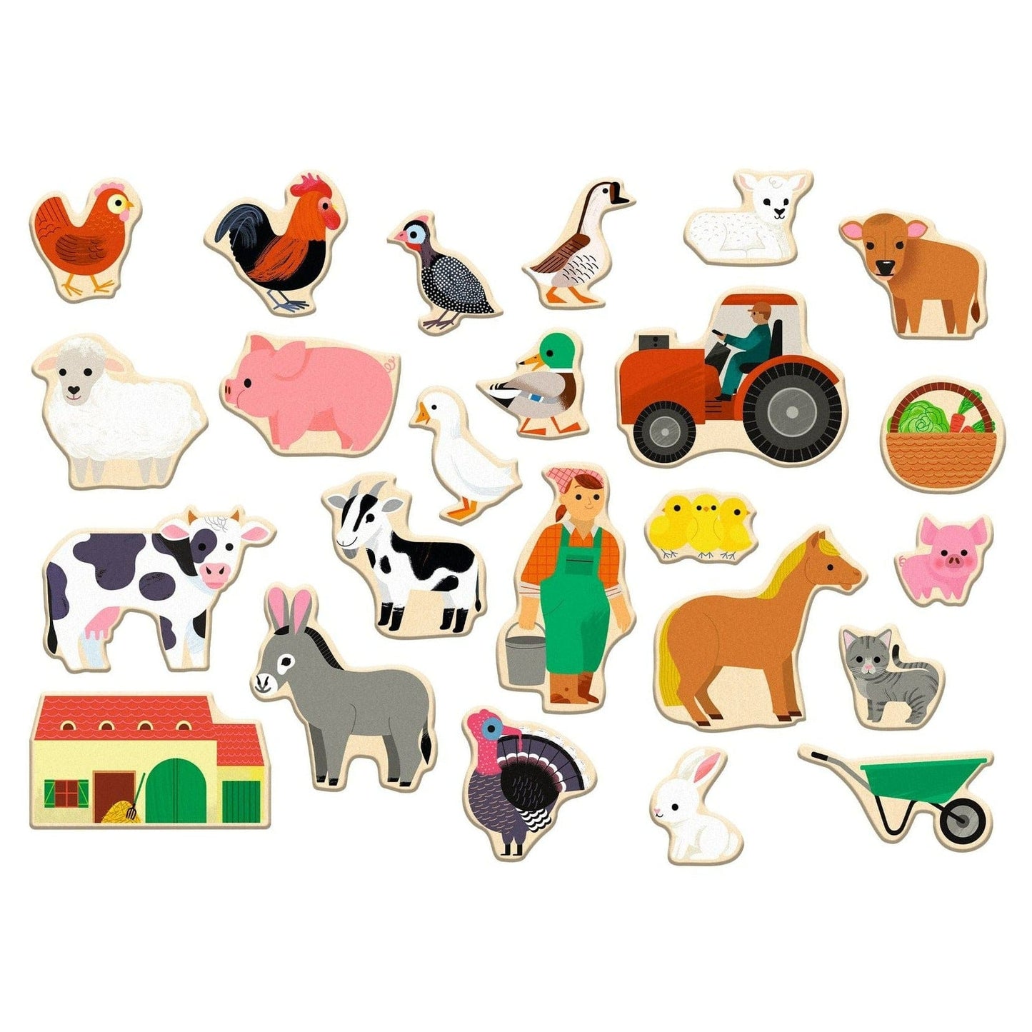 Juego Madera Magnético Farmix