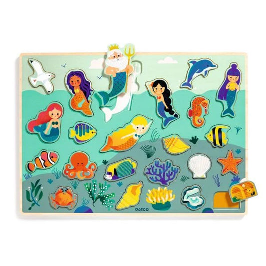 Puzzle de Madera Puzzlo Sea 22 piezas