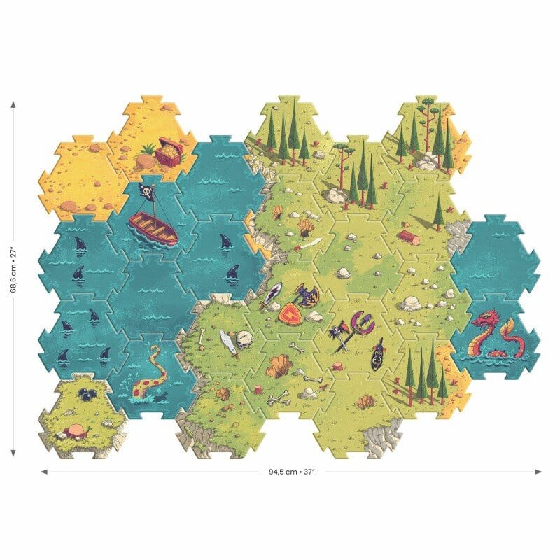 Puzzle Gigante de Batalla de 30 piezas - Arty toys