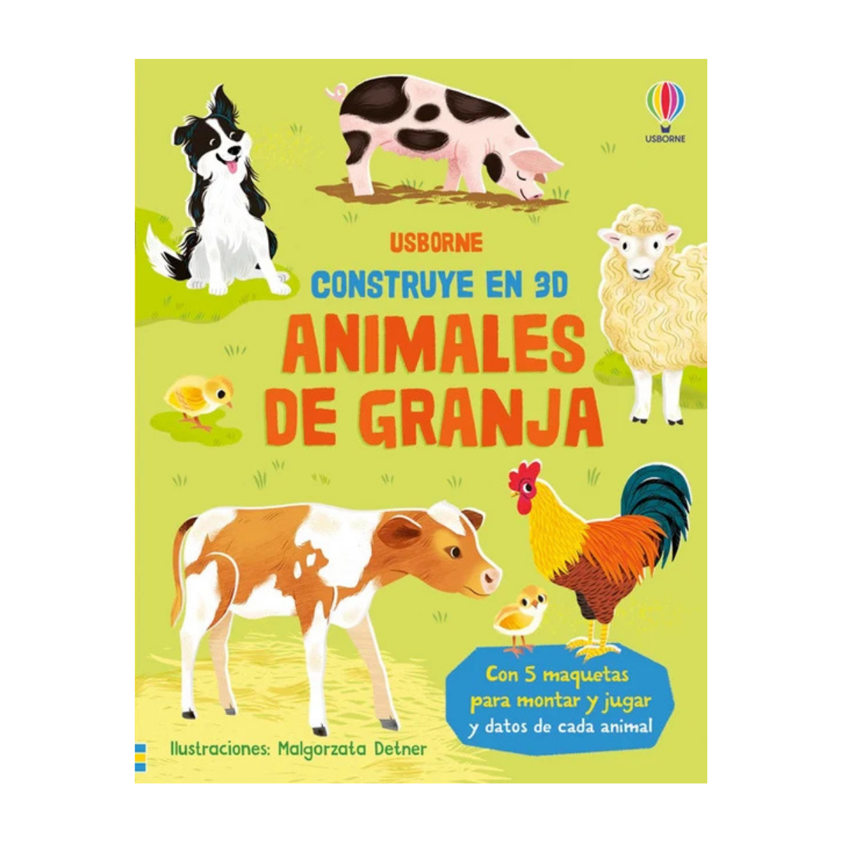 Construye en 3D: Animales de la granja