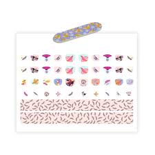 Stickers para uñas de Plumas