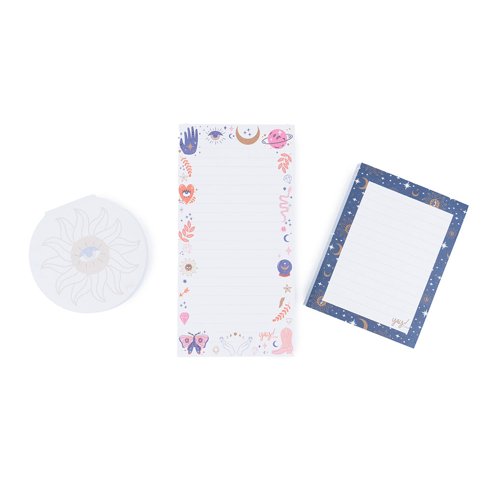 Set de Taco de Notas Cósmico