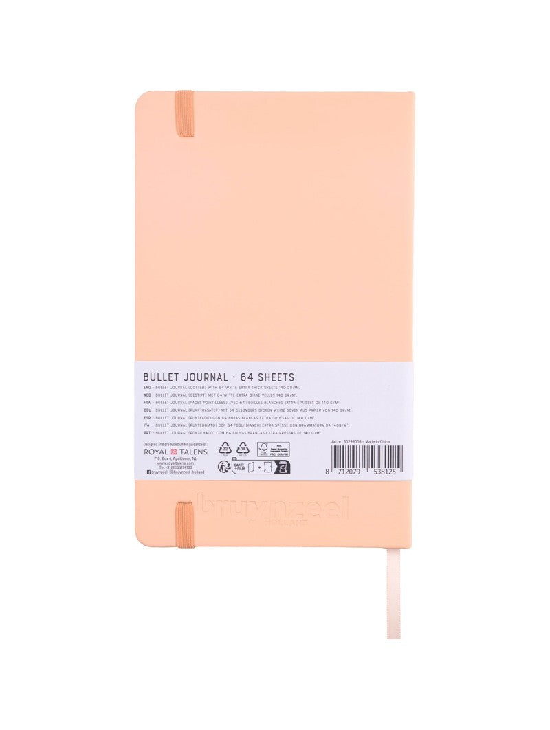 Libreta Bullet Journal Durazno