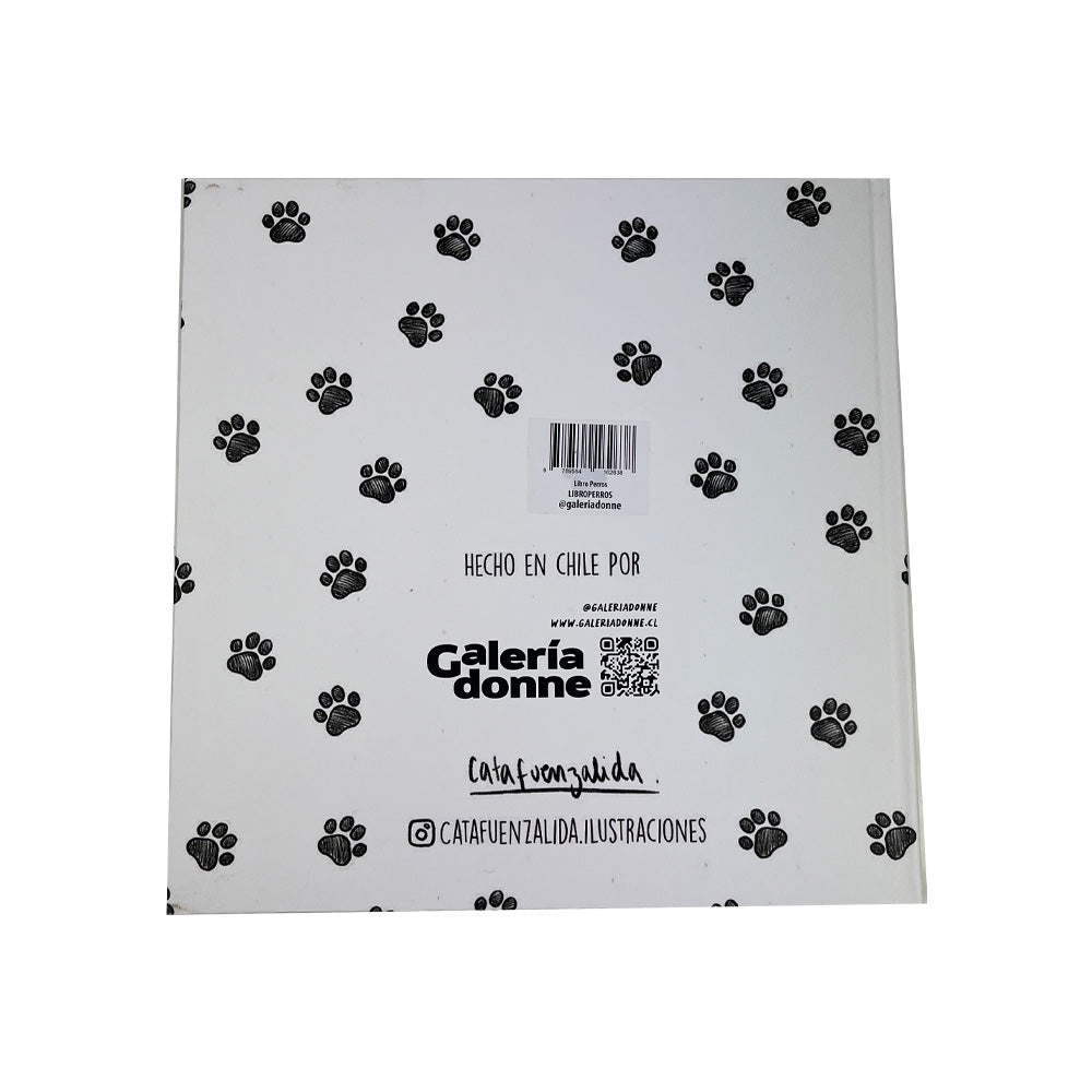 Libro para colorear Perros de Cata Fuenzalida.
