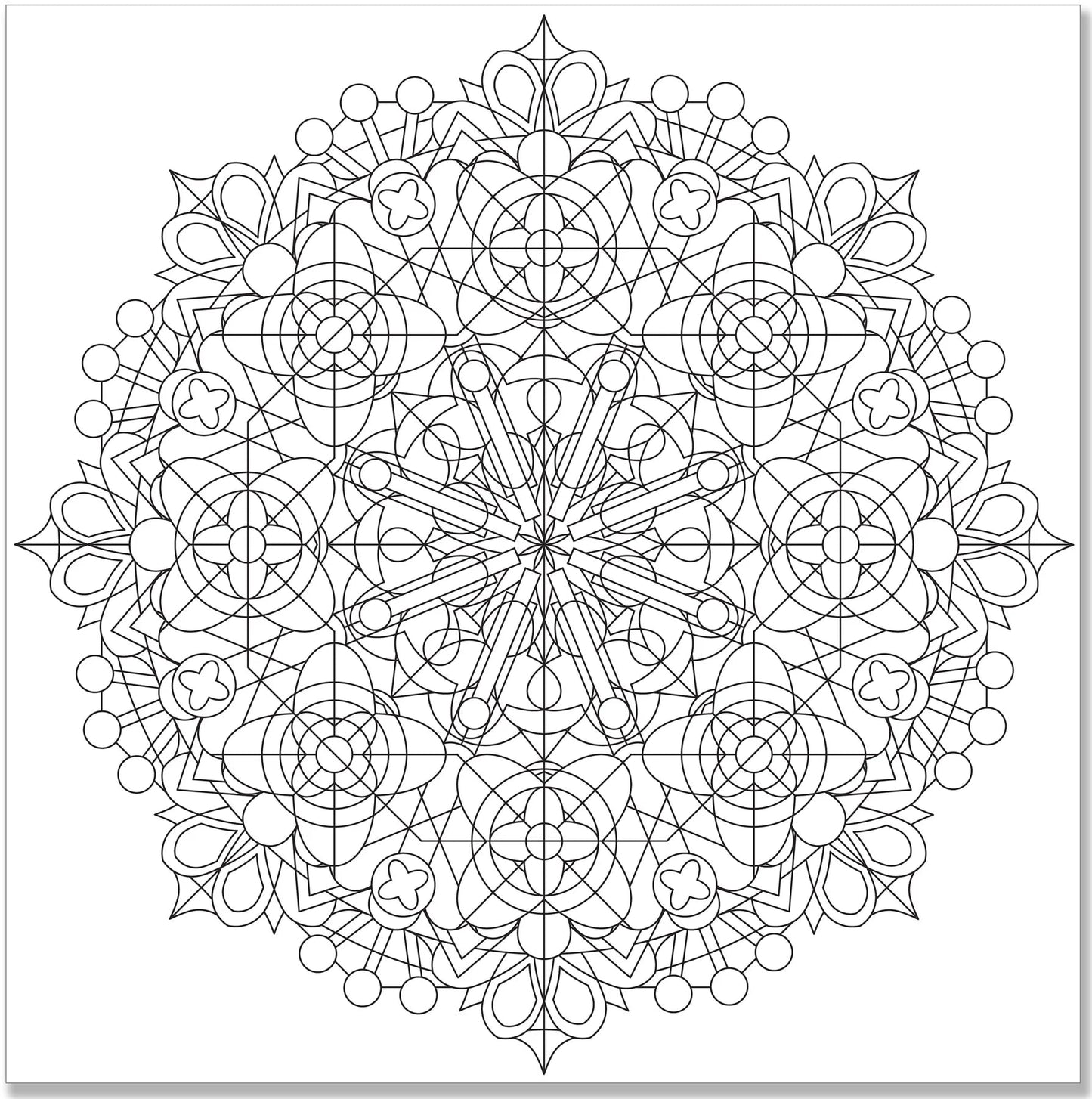 Libro para Colorear Kaleidoscope