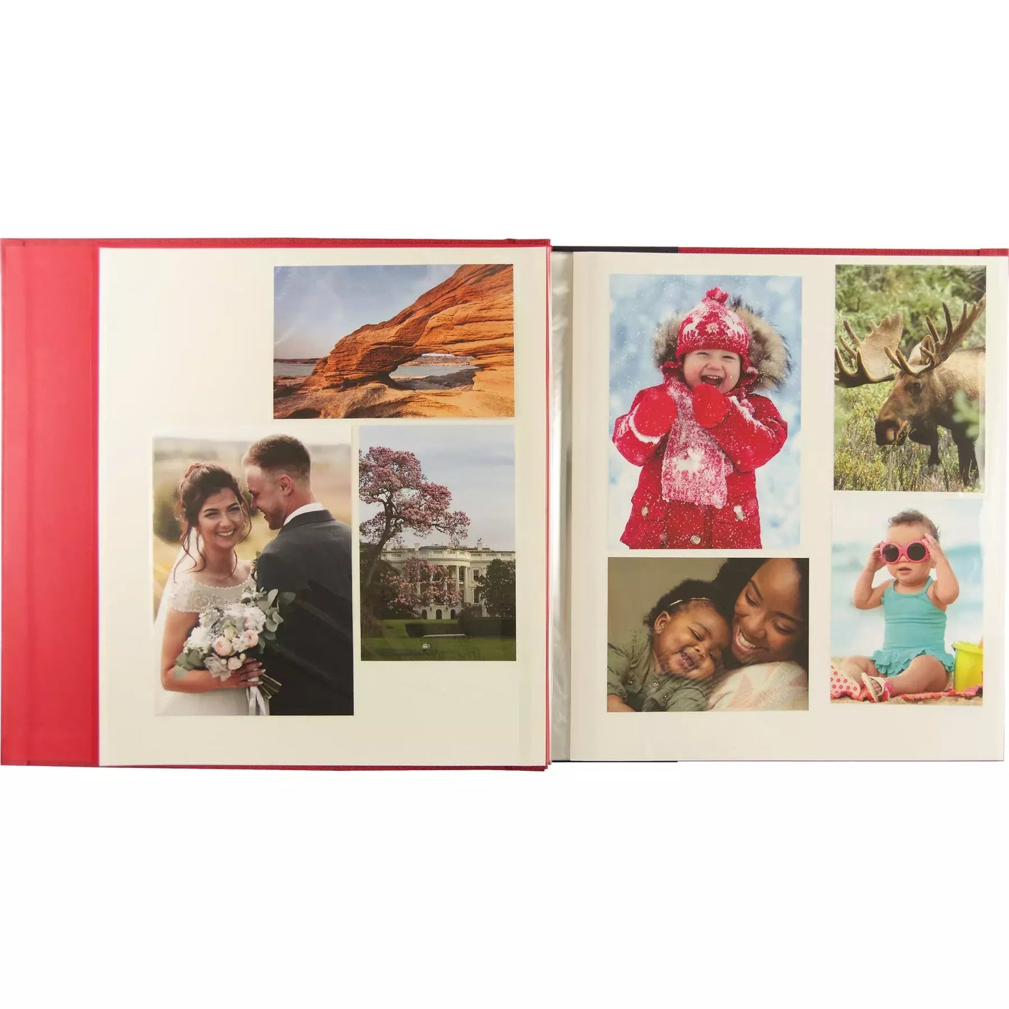 Álbum de Fotos Lino red