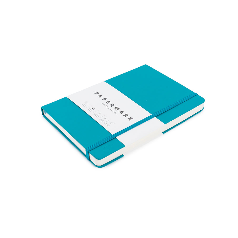 Libreta A5 punteada Azul Claro