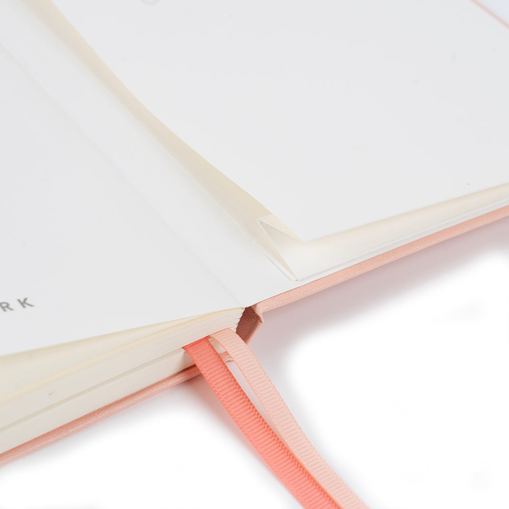 Libreta A5 punteada Coral