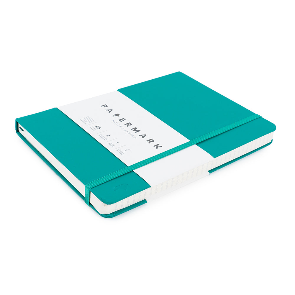 Libreta A5 lineada Turqueza