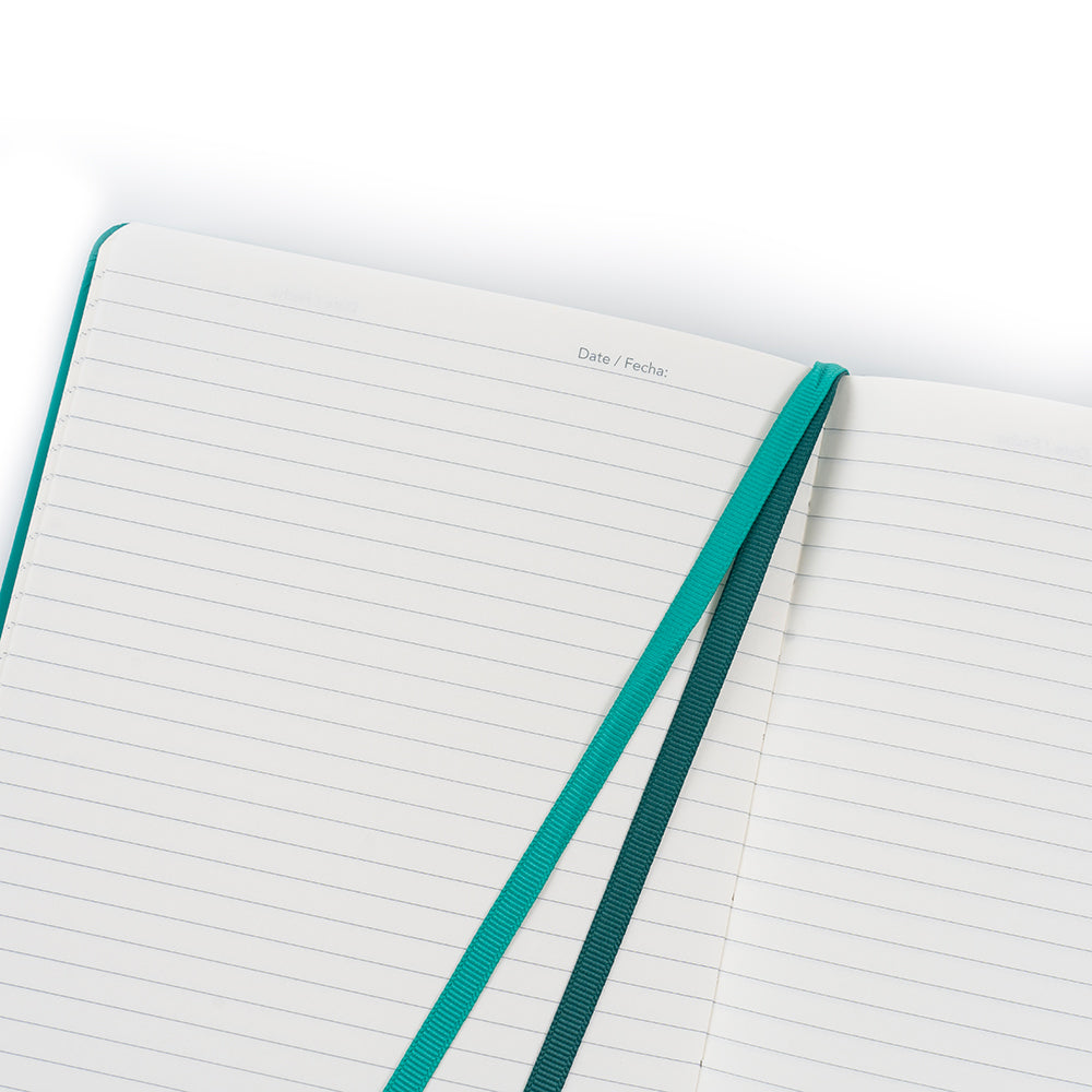 Libreta A5 lineada Turqueza