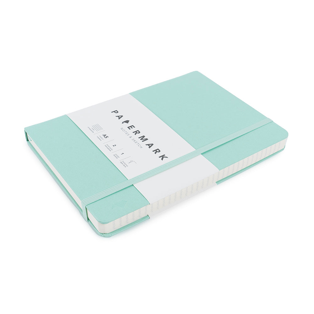 Libreta A5 lineada Verde Menta