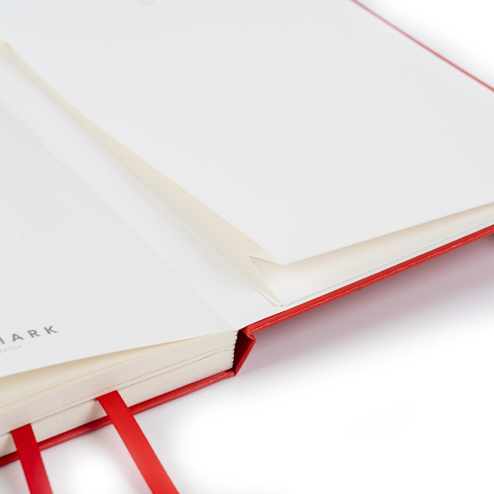 Libreta B5 lineada Rojo