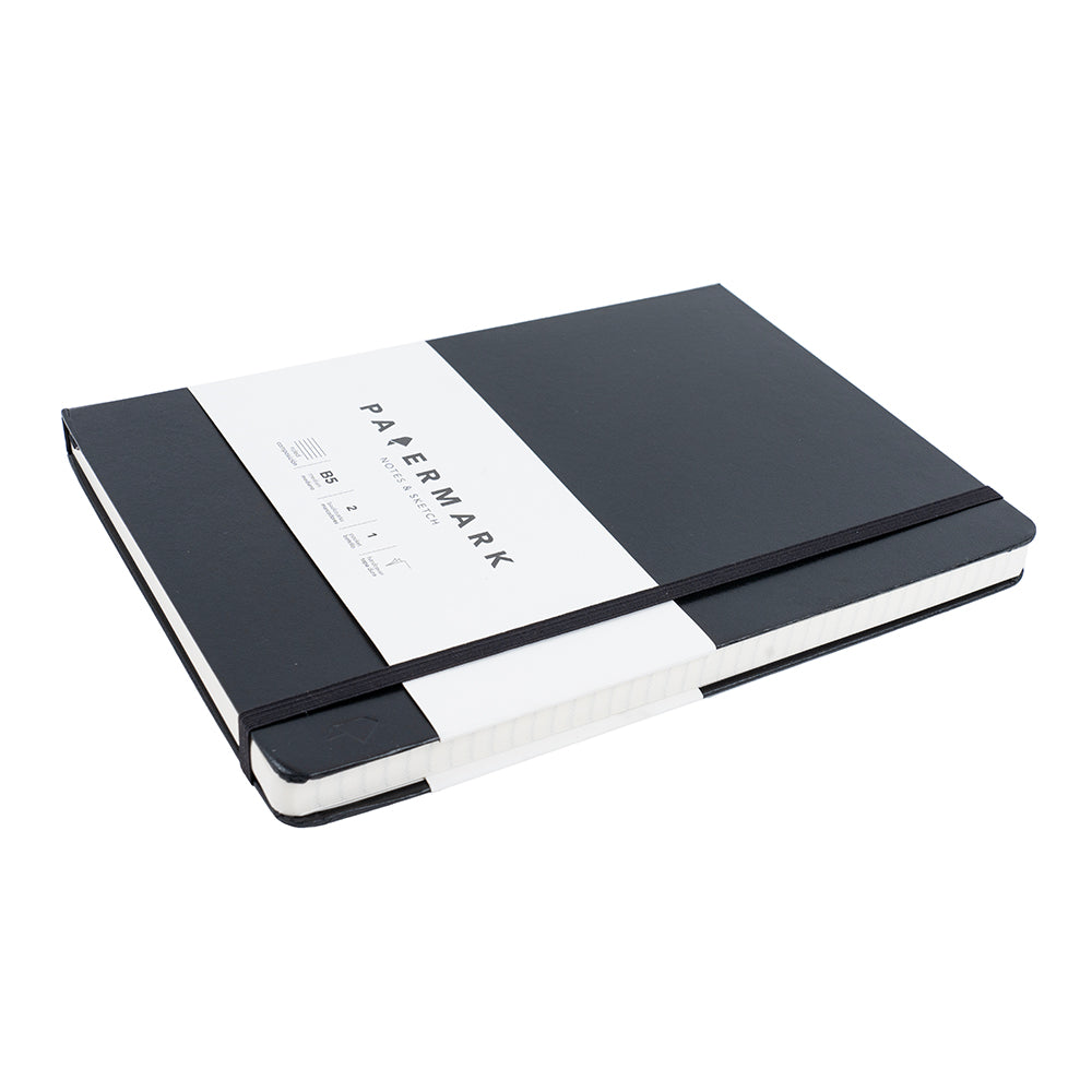 Libreta B5 lineada Negra