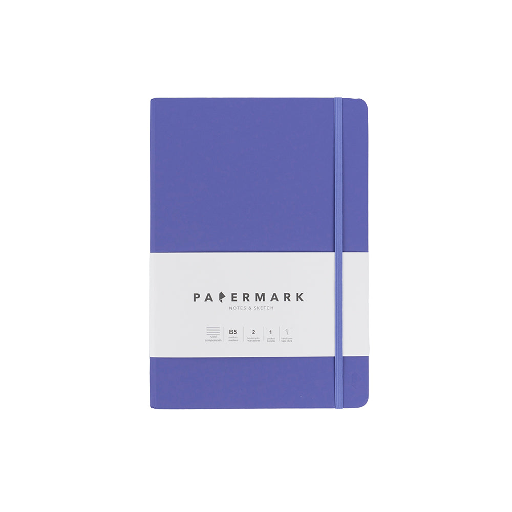 Libreta B5 lineada Morada