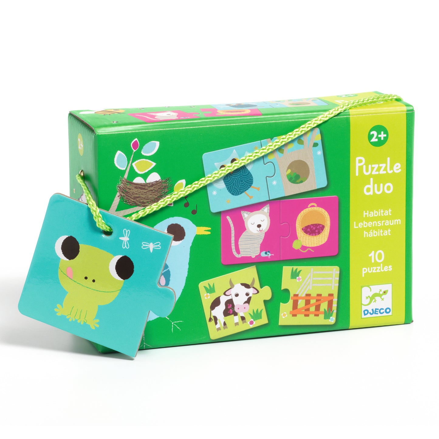 Puzzle duo Hábitat - 20 piezas