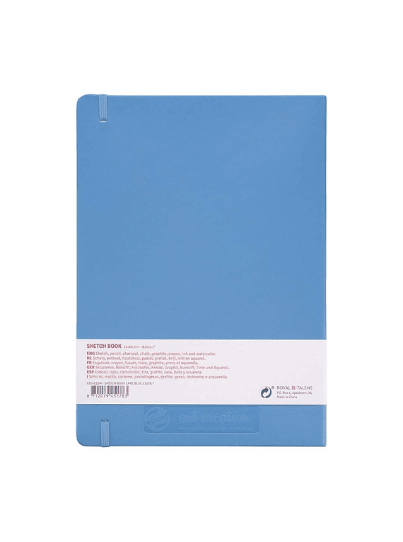 Libreta Sketch Book 21x30 cm Lake Blue