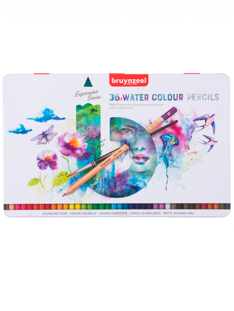 Lápices de colores Acuarelables set de 36 colores