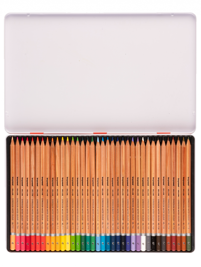 Lápices de colores Acuarelables set de 36 colores
