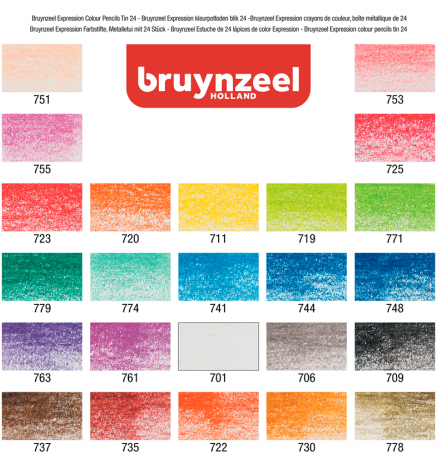 Lápices de colores Expression set de 24 colores