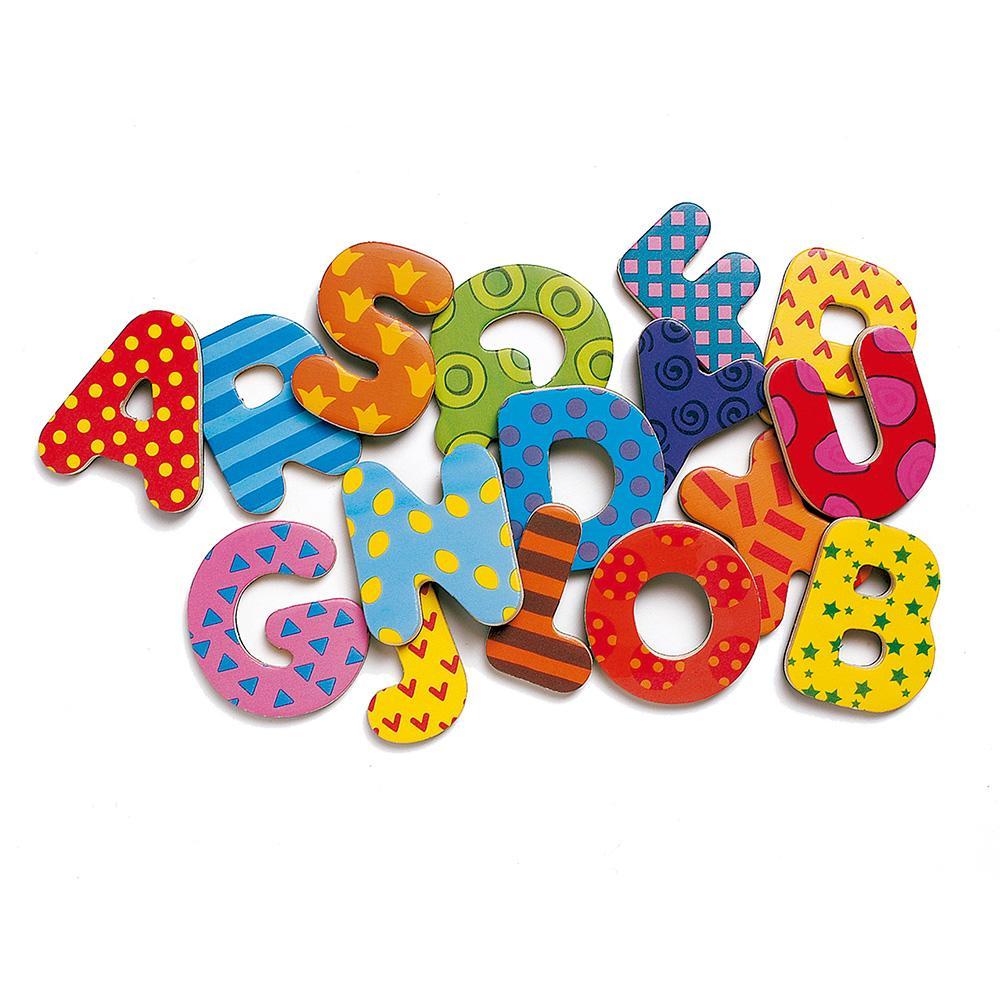 Juego Madera Magnético con 38 letras ABC