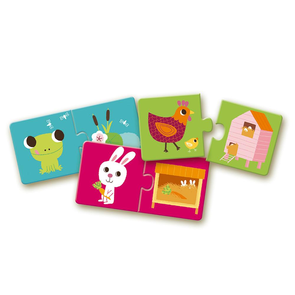 Puzzle duo Hábitat - 20 piezas
