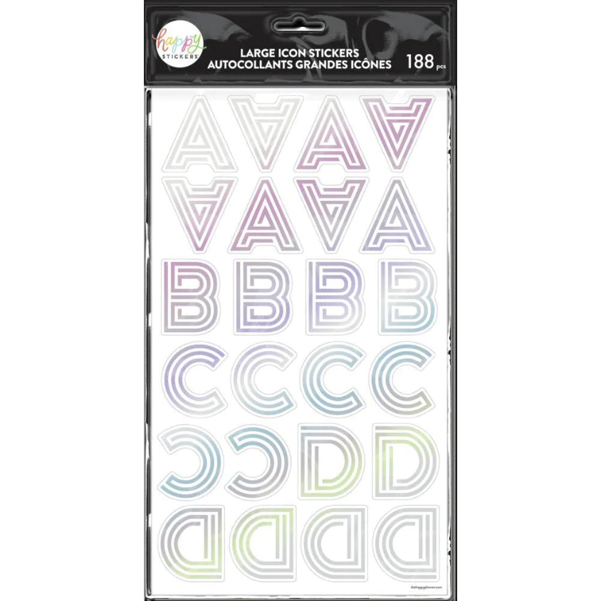 Set Stickers Alfabeto - Deco Rainbow