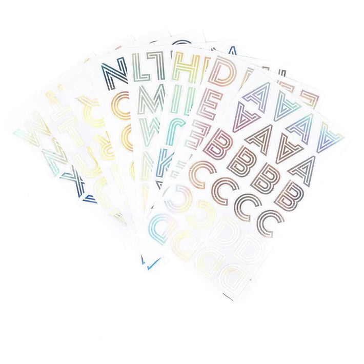 Set Stickers Alfabeto - Deco Rainbow