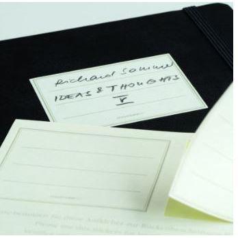 Libreta Mediana Tapa Dura Composición Negro