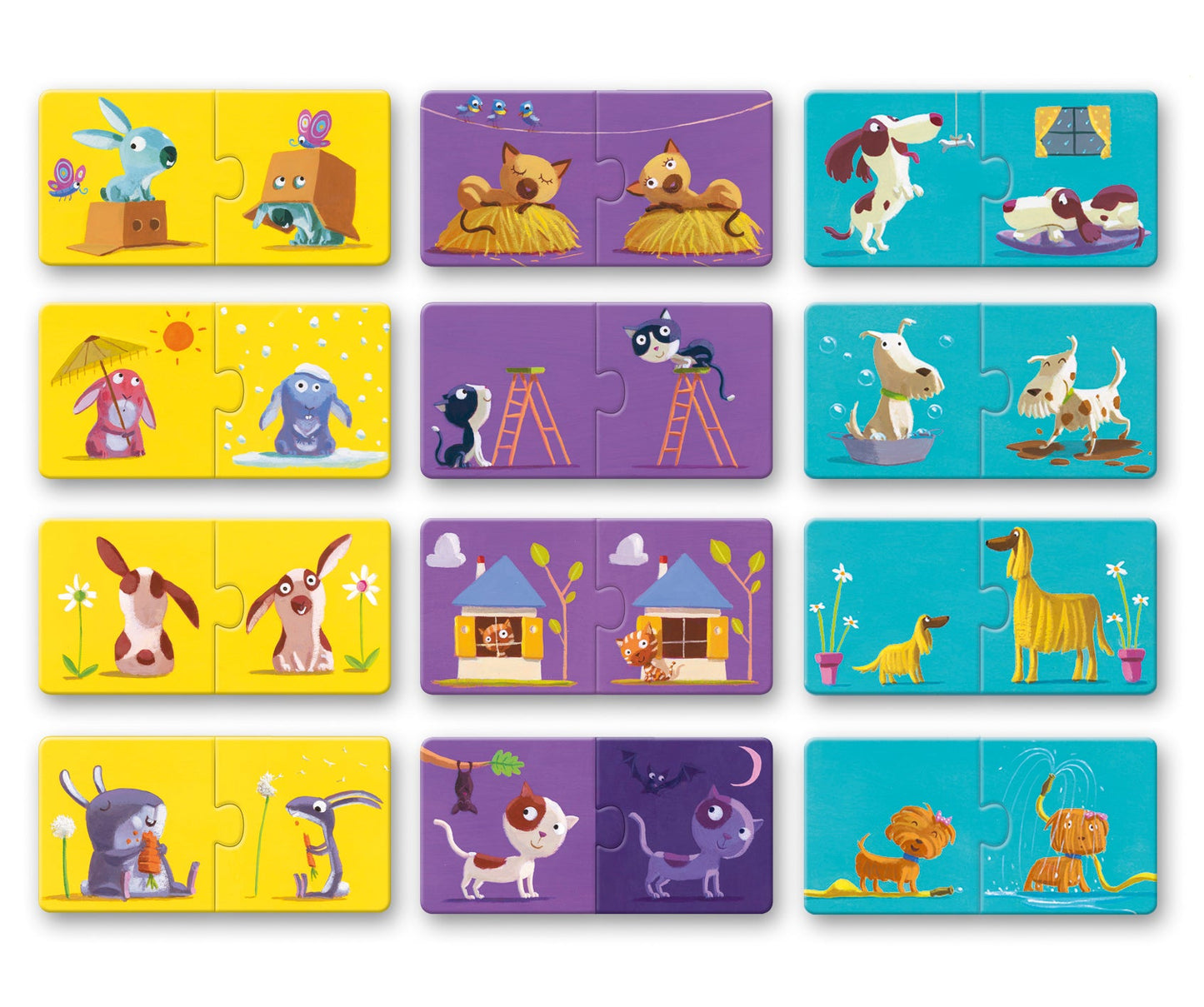 Puzzle Duo Opuestos 24 piezas