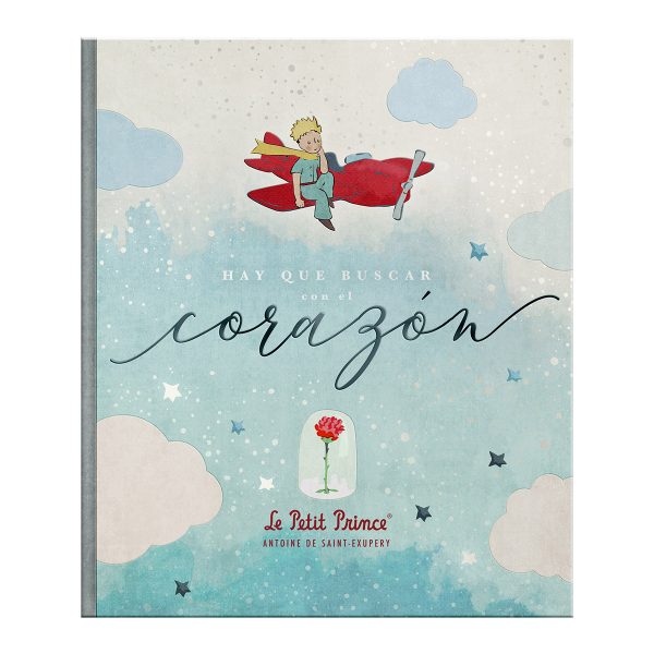 Libreta Tapa Dura Grande - Principito Corazón
