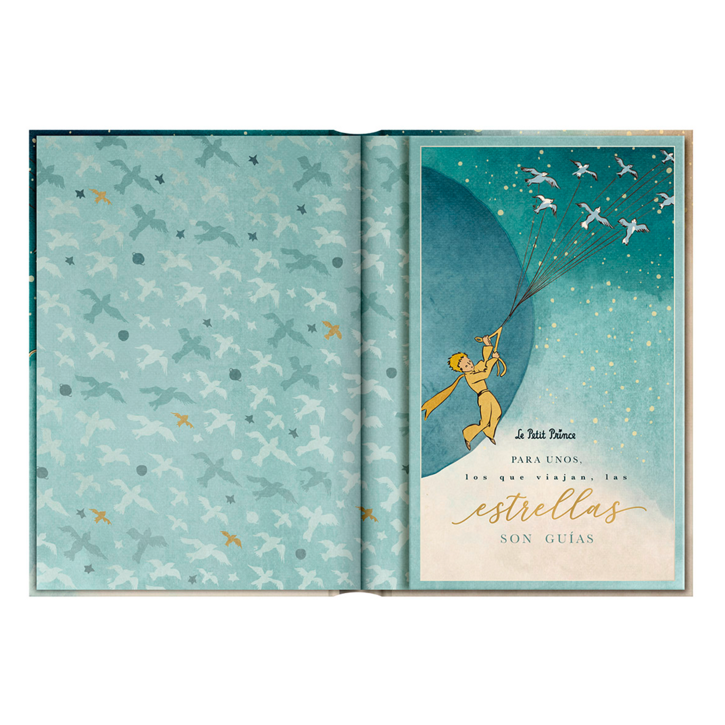 Libreta Tapa Dura el Principito Estrellas