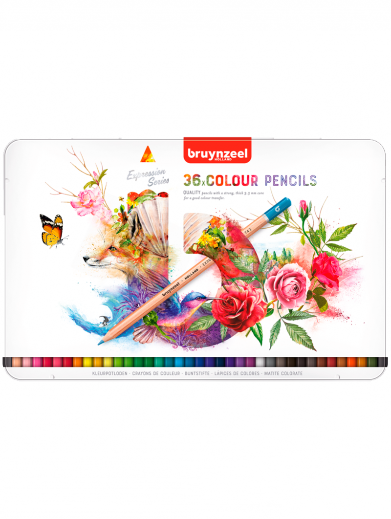 Lápices De Colores Bruynzeel Expression set 36
