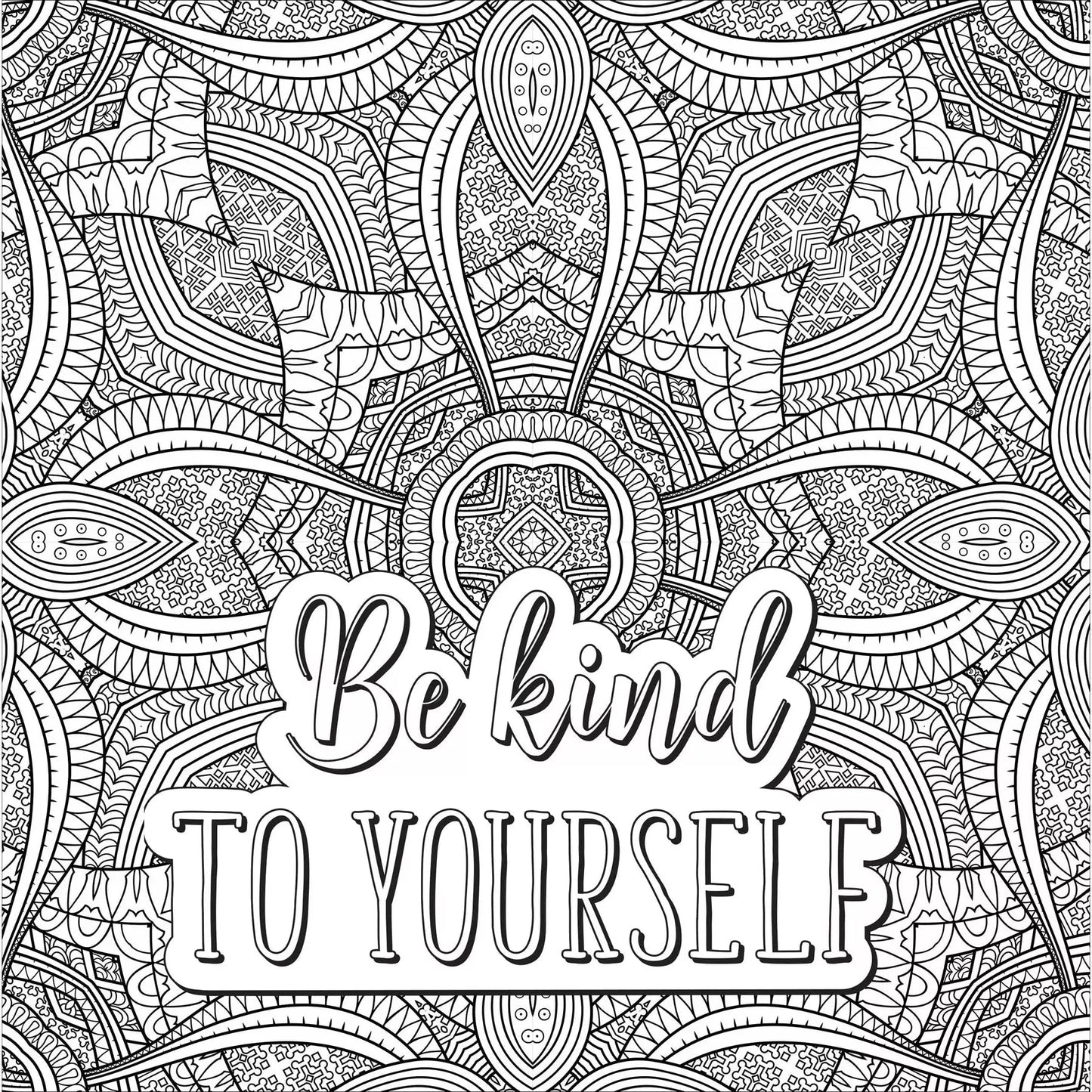 Libro para colorear - self care