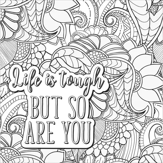 Libro para colorear - self care