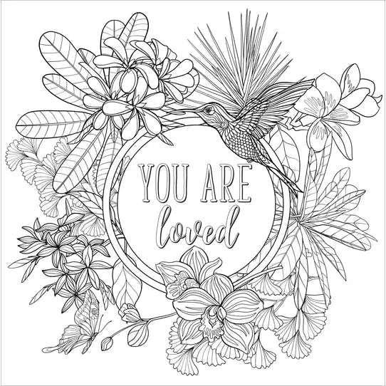 Libro para colorear - self care