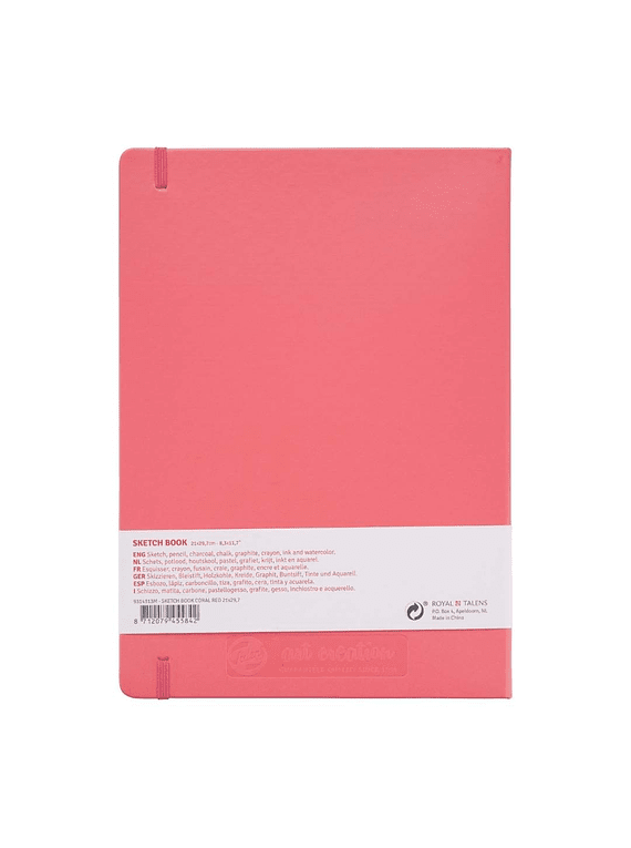 SketchBook 21x30 cm Coral Red