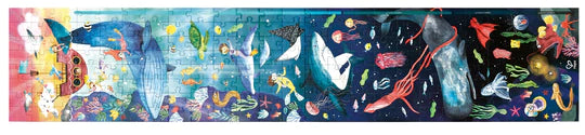 Puzzle Brilla oscuridad Vida Marina