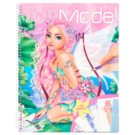 TOPModel - Libro colorear y pegatinas : Fantasy