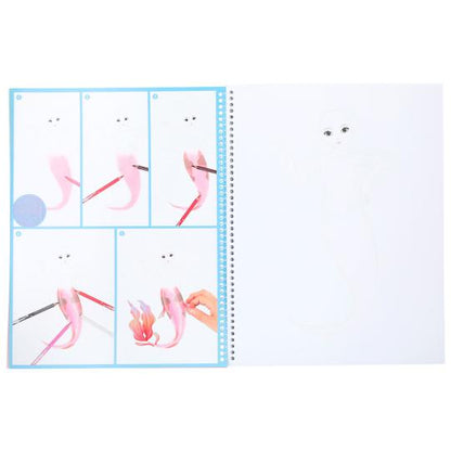 TOPModel - Libro colorear y pegatinas : Fantasy